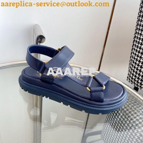 Replica Dior D-Wave Sandals in Lambskin KCQ893 32