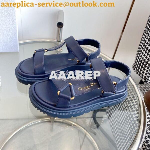 Replica Dior D-Wave Sandals in Lambskin KCQ893 33