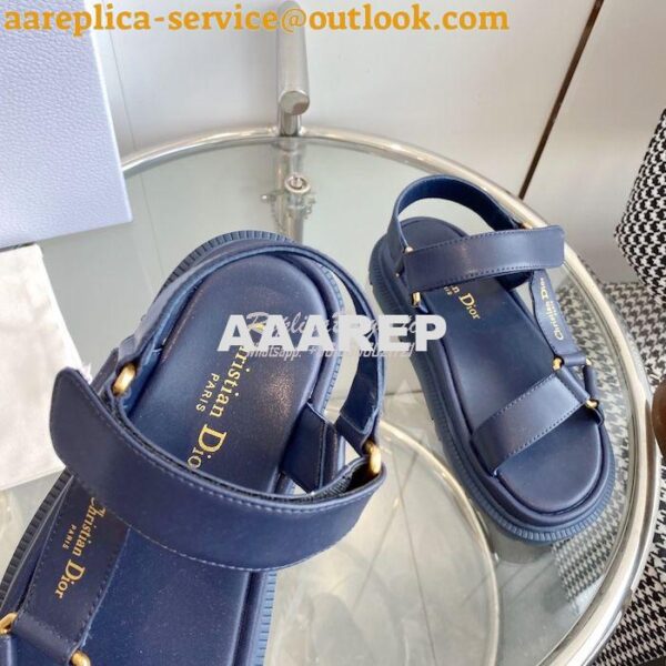 Replica Dior D-Wave Sandals in Lambskin KCQ893 35