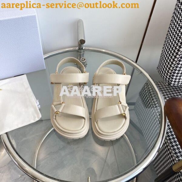 Replica Dior D-Wave Sandals in Lambskin KCQ893 36