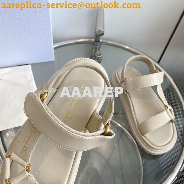 Replica Dior D-Wave Sandals in Lambskin KCQ893 40