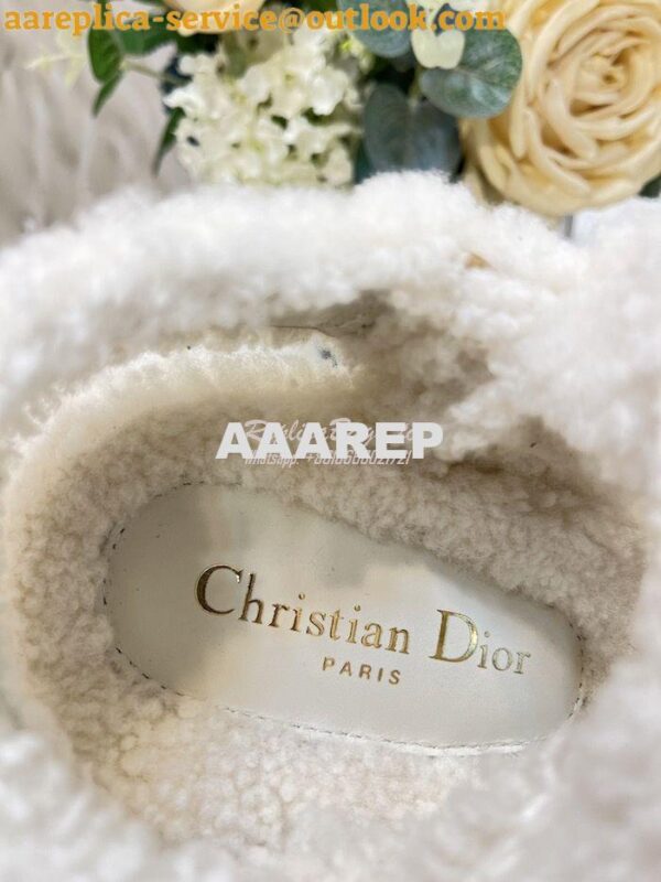 Replica Dior DiorAct Sandal with Shearling KCQ773 11