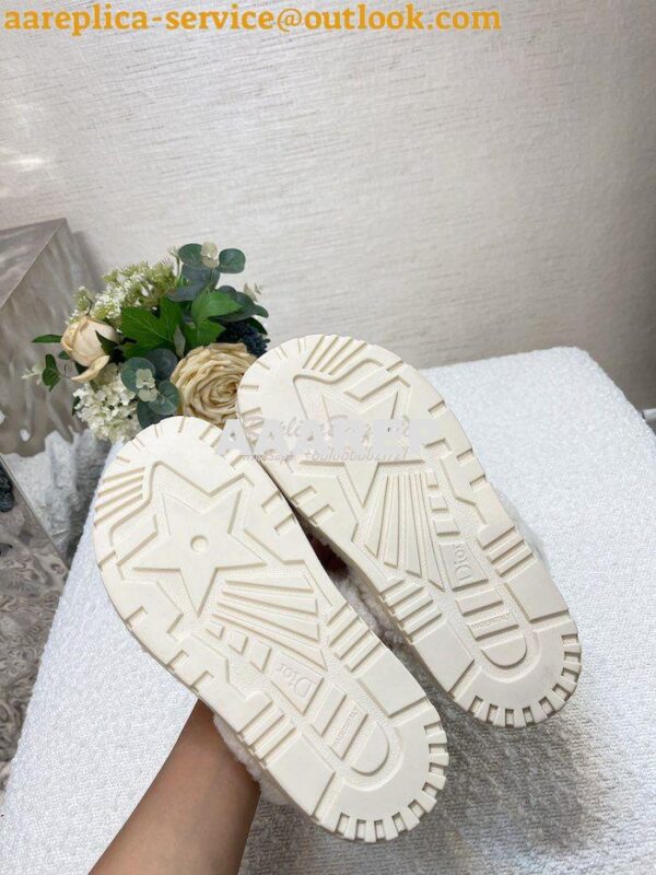 Replica Dior DiorAct Sandal with Shearling KCQ773 12