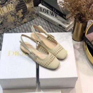 Replica Dior Pumps Designer Dior Sneakers Flats Shoes Women 81106 Off White