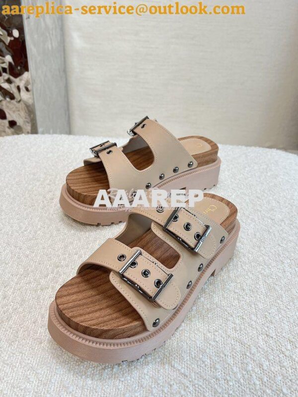 Replica Dior DiorQuake Strap Sandal Calfskin KCQ713 7