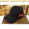 Replica Gucci 200035 Original GG canvas baseball hat with Web In Beige/Black 2