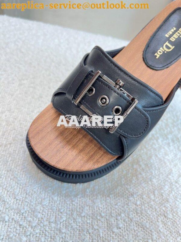 Replica Dior DiorQuake Strap Slide Calfskin KCQ717 13