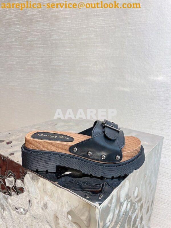 Replica Dior DiorQuake Strap Slide Calfskin KCQ717 15