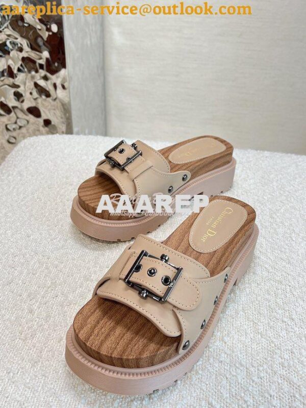 Replica Dior DiorQuake Strap Slide Calfskin KCQ717 18