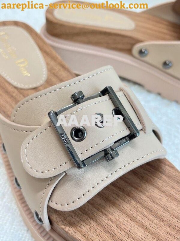 Replica Dior DiorQuake Strap Slide Calfskin KCQ717 20