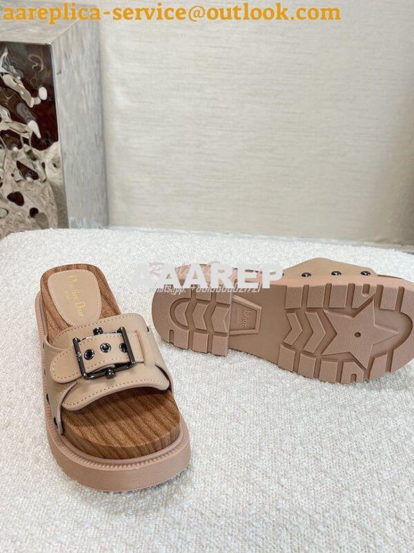 Replica Dior DiorQuake Strap Slide Calfskin KCQ717 21