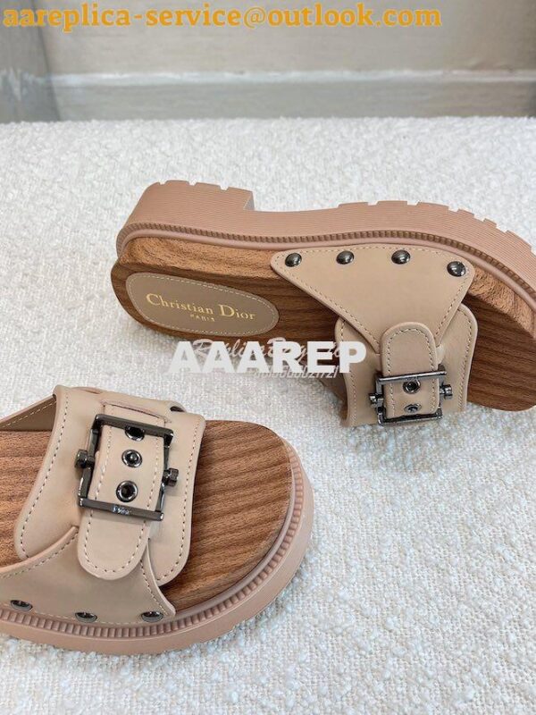 Replica Dior DiorQuake Strap Slide Calfskin KCQ717 22