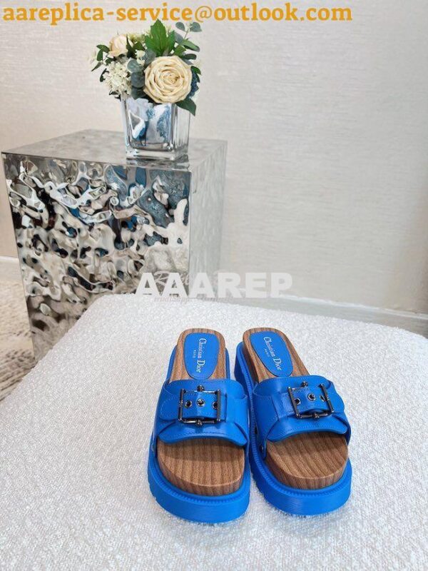 Replica Dior DiorQuake Strap Slide Calfskin KCQ717 36