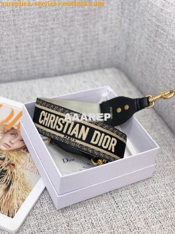 Replica Dior Shoulder Strap Black 14 3