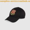 Replica Gucci Baseball hat with Flora print Ivory