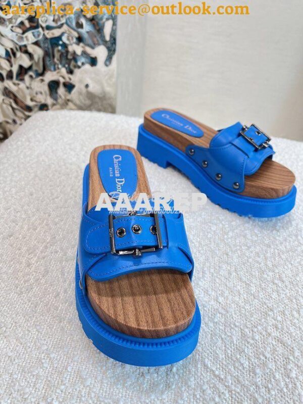 Replica Dior DiorQuake Strap Slide Calfskin KCQ717 37