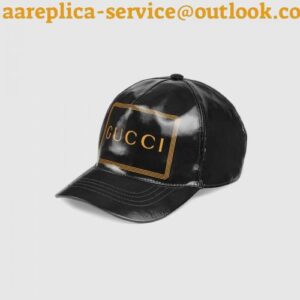 Replica Gucci Baseball hat with Gucci frame print