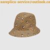 Replica Gucci Fedora hat with Flora print 2