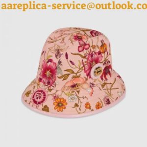 Replica Gucci Fedora hat with Flora print