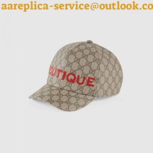 Replica Gucci GG Boutique print baseball hat