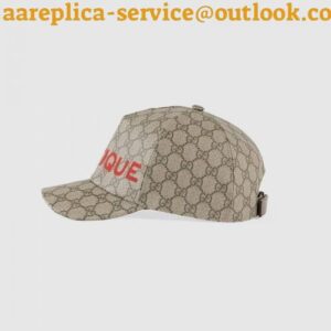 Replica Gucci GG Boutique print baseball hat 2