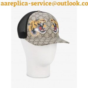 Replica Gucci Tigers print GG Supreme baseball hat426887 2