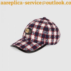 Replica Gucci Tweed baseball hat