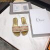 Replica Dior DWAY Mule Toile De Jouy Embroidery KCQ166 Gray 2