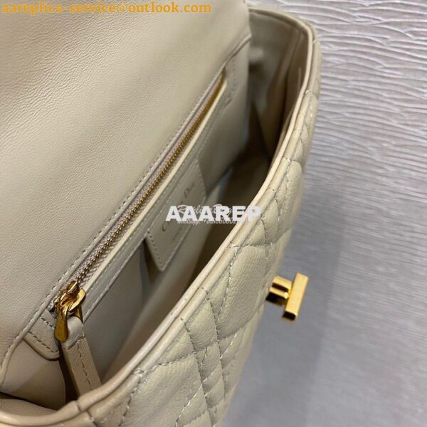 Replica Dior Small Caro Bag Soft Cannage Calfskin M9241 Nude 10