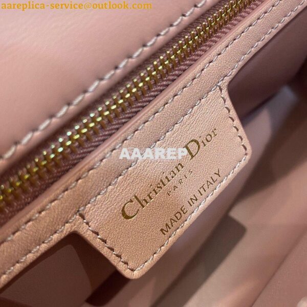 Replica Dior Small Caro Bag Soft Cannage Calfskin M9241 Pink Gradient 11