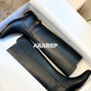 Replica Dior Empreinte Boot Black Soft Calfskin KCI607 Black