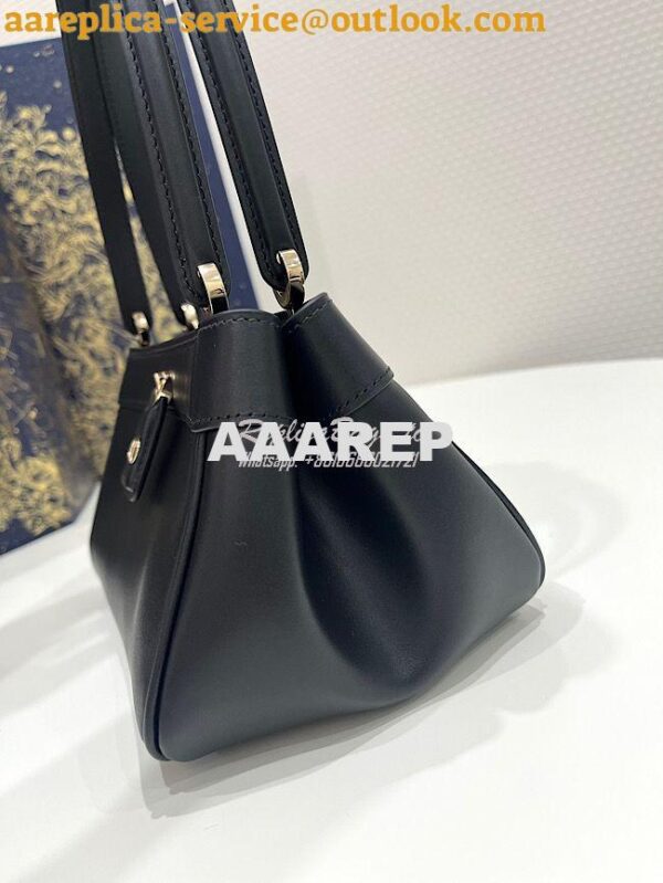 Replica Dior Small Key Bag Black Box Calfskin M1844 4