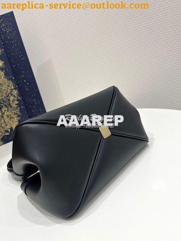 Replica Dior Small Key Bag Black Box Calfskin M1844 10