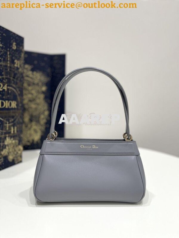 Replica Dior Small Key Bag Grey Box Calfskin M1844 5