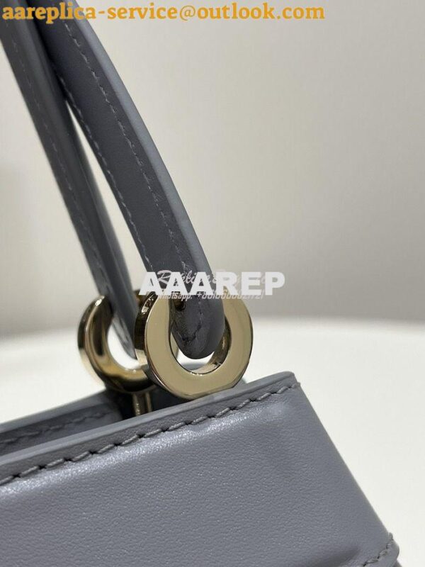 Replica Dior Small Key Bag Grey Box Calfskin M1844 7