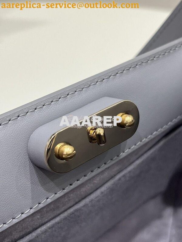 Replica Dior Small Key Bag Grey Box Calfskin M1844 10