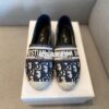 Replica Dior Granville Espadrille Deep Ocean Blue D-Stripes Embroidere 2