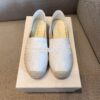 Replica Dior Granville Espadrille Gray Oblique Embroidered