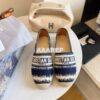 Replica Dior Granville Espadrille Multicolour D-Stripes Embroidered Co