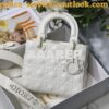 Replica Dior Small Lady Dior My ABCdior Bag Latte Quilted-Effect Lambs 2