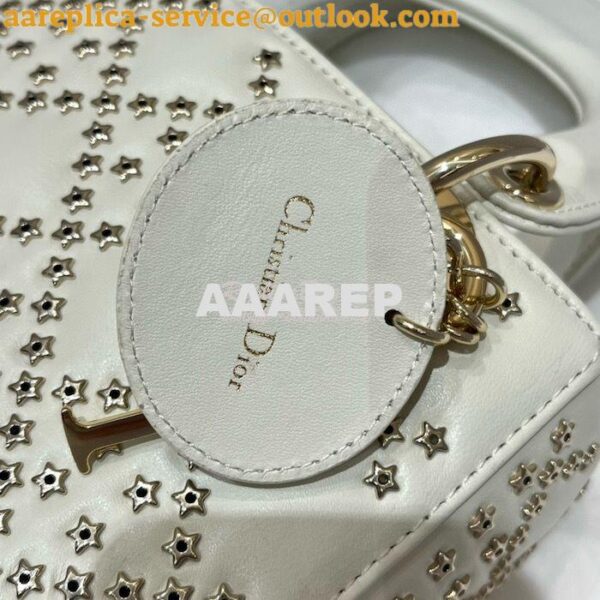 Replica Dior Small Lady Dior My ABCdior Bag Lucky Star Cannage Lambski 5