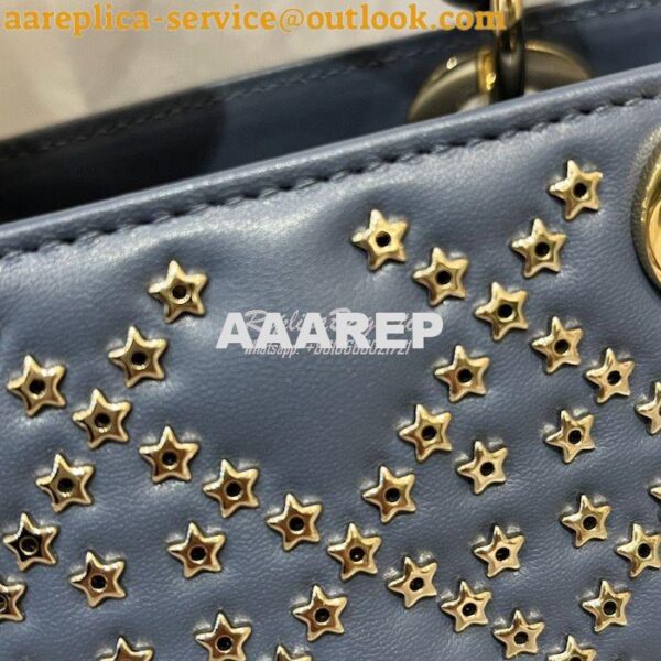 Replica Dior Small Lady Dior My ABCdior Bag Lucky Star Cannage Lambski 5