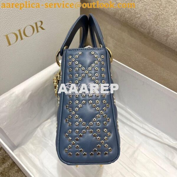 Replica Dior Small Lady Dior My ABCdior Bag Lucky Star Cannage Lambski 6