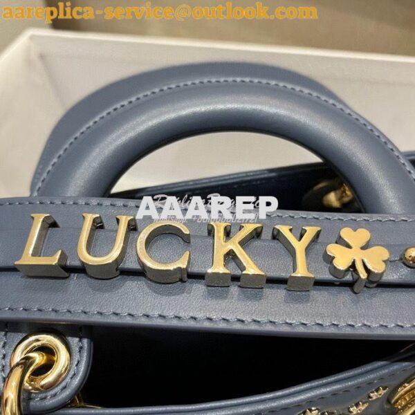 Replica Dior Small Lady Dior My ABCdior Bag Lucky Star Cannage Lambski 8