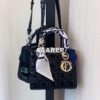 Replica Dior Small Lady Dior Patent Calfskin Bag All Black