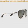 Replica Gucci Tortoiseshell Frame Acetate and Metal Sunglasses 2