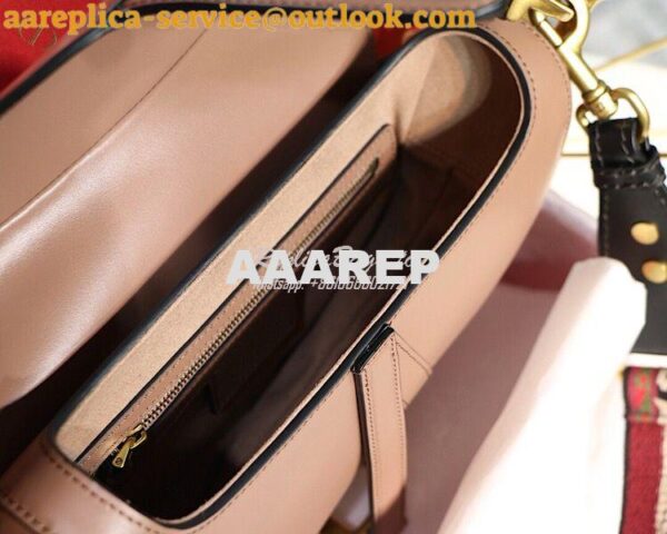 Replica Dior Saddle Bag in Calfskin Pink 10