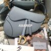 Replica Dior Saddle Bag in Grained Calfskin Black 2