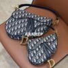 Replica Dior Saddle Bag in Python Leather T3 2