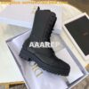 Replica Dior Iron Ankle Boot in Black Rubber and Calfskin KDI646 2